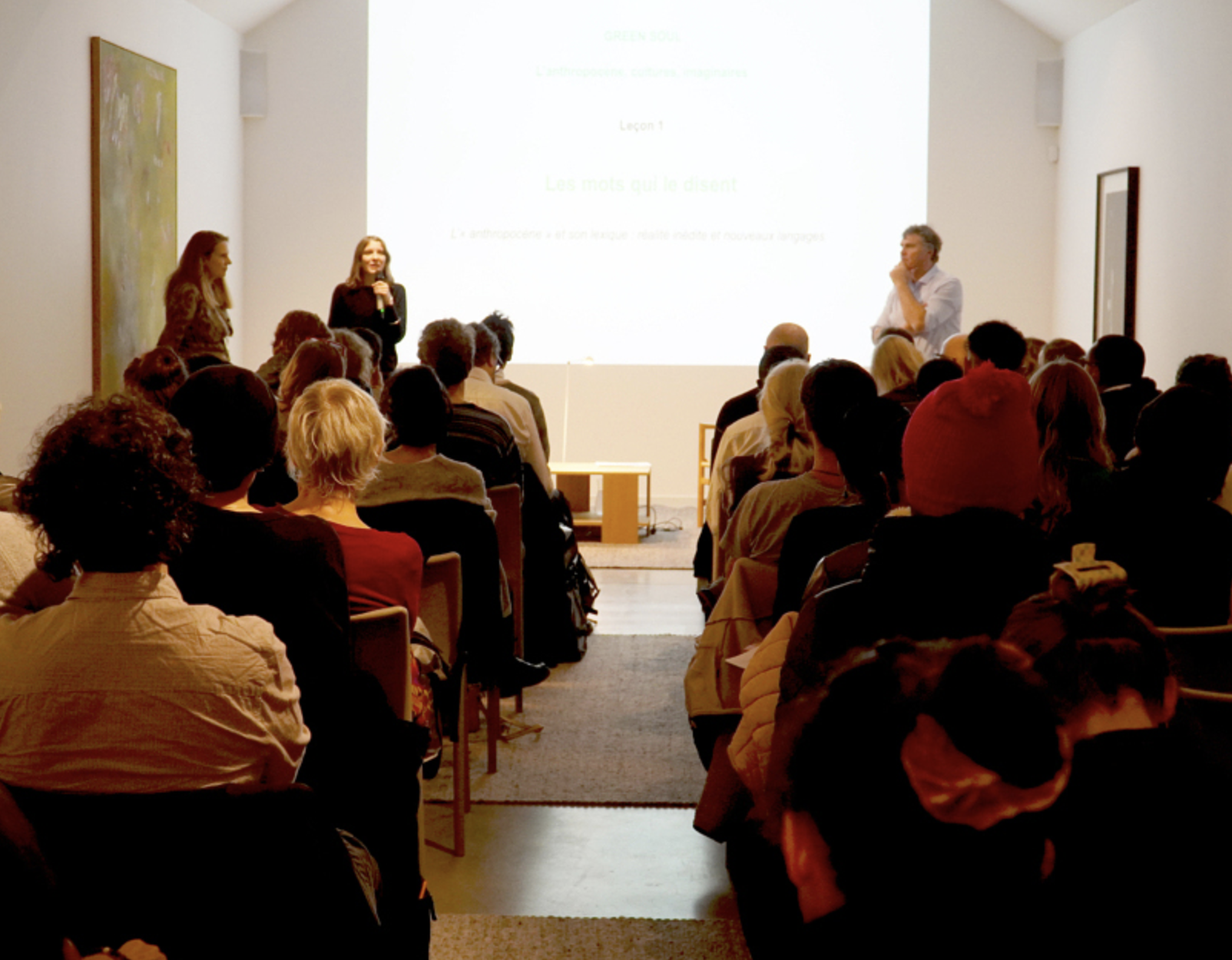 Conférence inaugurale Green Soul, L'art à l'ère de l'anthropocène. Paul Ardenne, Novembre 2023 © Fondation Thalie